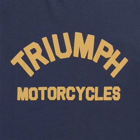 TRIUMPH BURNHAM NAVY BLUE TEE - Picture 2 of 3